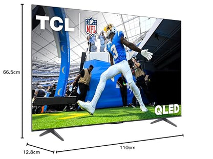 TCL 43-Inch Q6 QLED 4K UHD Smart TV with Fire TV (43Q651F, 2025 Model) Dolby Vision, HDR PRO+, Dolby Atmos, Alexa Built-in with Voice Remote, Apple AirPlay 2 Compatibility, Streaming Television