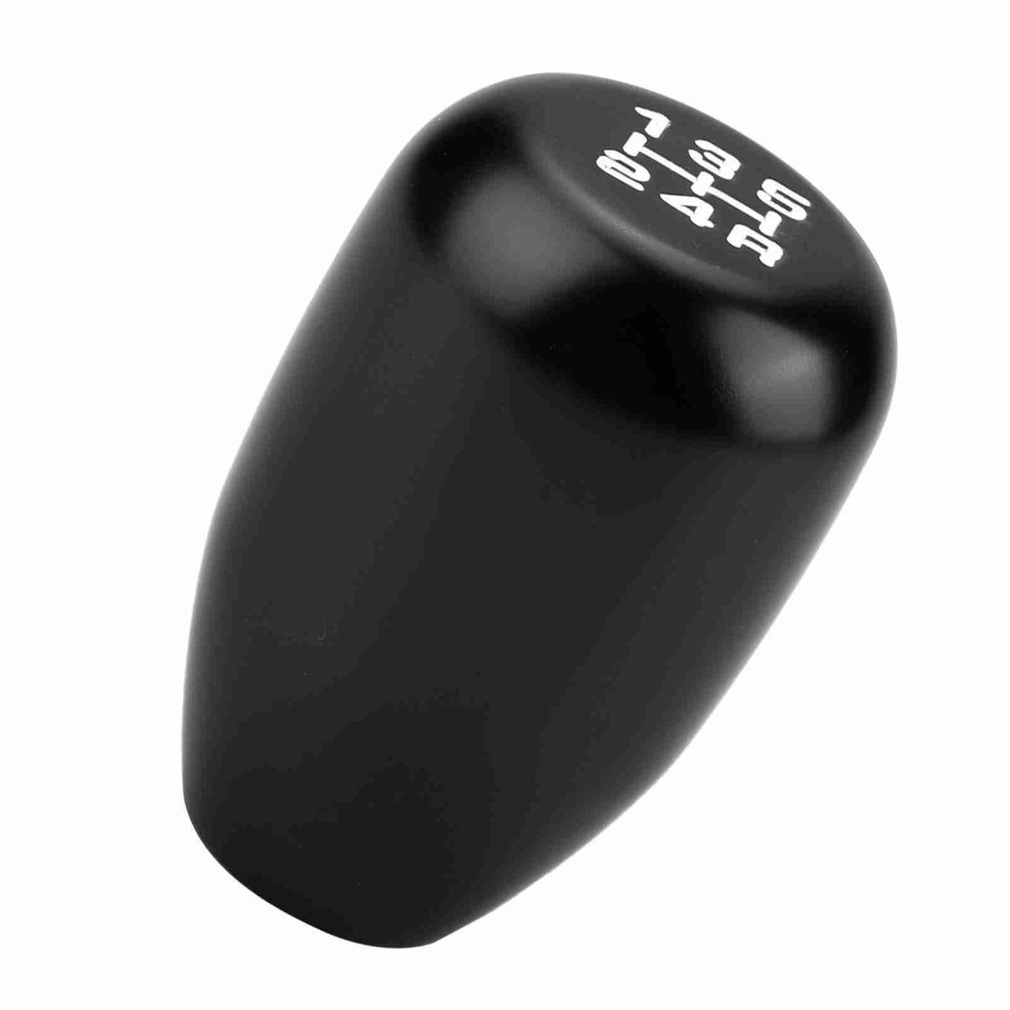 Acouto Schaltknauf 5-Gang Auto 5-Gang Schaltgetriebe Schaltknauf Schalthebel Metall mit 3 Adaptern 8mm 10mm 12mm (Schwarz)