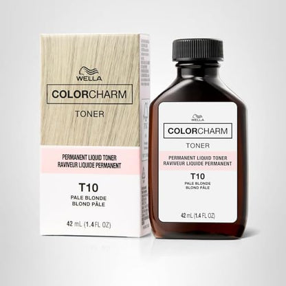 COLORCHARM Permanente Flüssigtönungen | Neutralisiert Gelbstich | Frei von Parabenen | Vegan | T18 Hellstes Aschblond | 41 ml