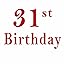 31st Birthday-2026