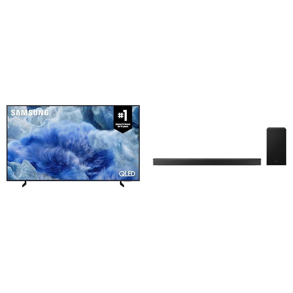 SAMSUNG 55-Zoll QLED Q7F 4K Smart TV, AI Gen 1 Prozessor, Quantum HDR, Contrast Booster Pro, Gaming Hub, Q-Symphony - [QN55Q7FAAFXZC] [Kanada] (2025)