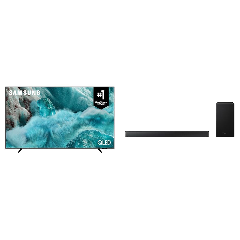 SAMSUNG 55-Zoll QLED Q7F 4K Smart TV, AI Gen 1 Prozessor, Quantum HDR, Contrast Booster Pro, Gaming Hub, Q-Symphony - [QN55Q7FAAFXZC] [Kanada] (2025)