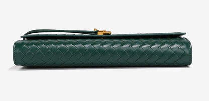 Upbull Modische gewebte Abendclutch Handtaschen Damen Unterarm-Schultertasche Niedliche Umhängetaschen Crossbody-Geldbörse PU-Leder-Portemonnaie