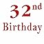 32nd Birthday-2026