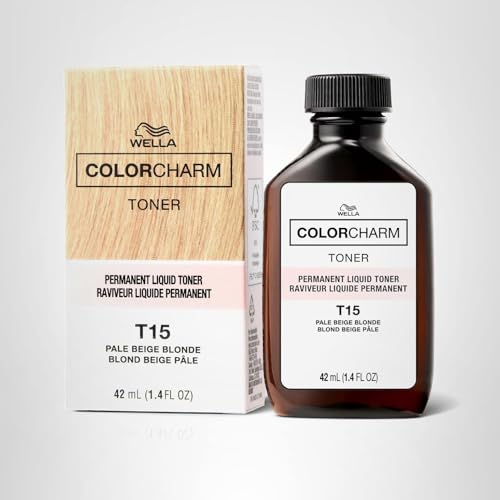 COLORCHARM Permanente Flüssigtönungen | Neutralisiert Gelbstich | Frei von Parabenen | Vegan | T18 Hellstes Aschblond | 41 ml