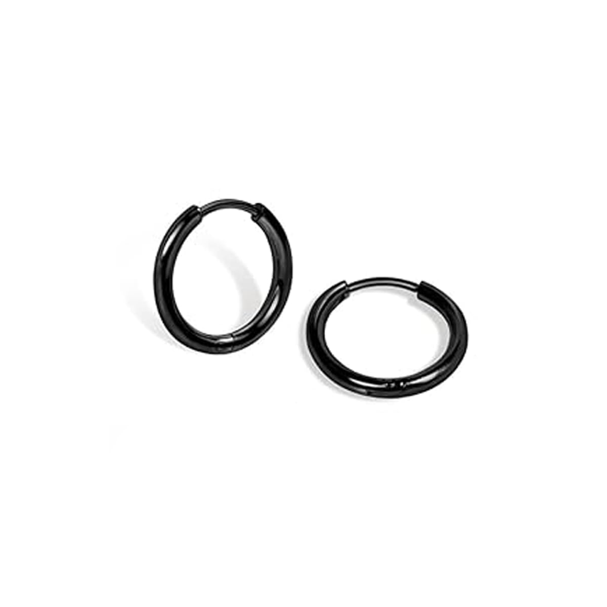 1 Pair 6mm Small Hoop Earrings for Women, Dainty 14K Gold Plated Huggie Hoop Earrings Hypoallergenic Lightweight Cartilage Earrings Set for Multiple Piercings for Sensitive (Gold/1.6mm)