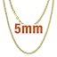 5mm-14k Gold Plated