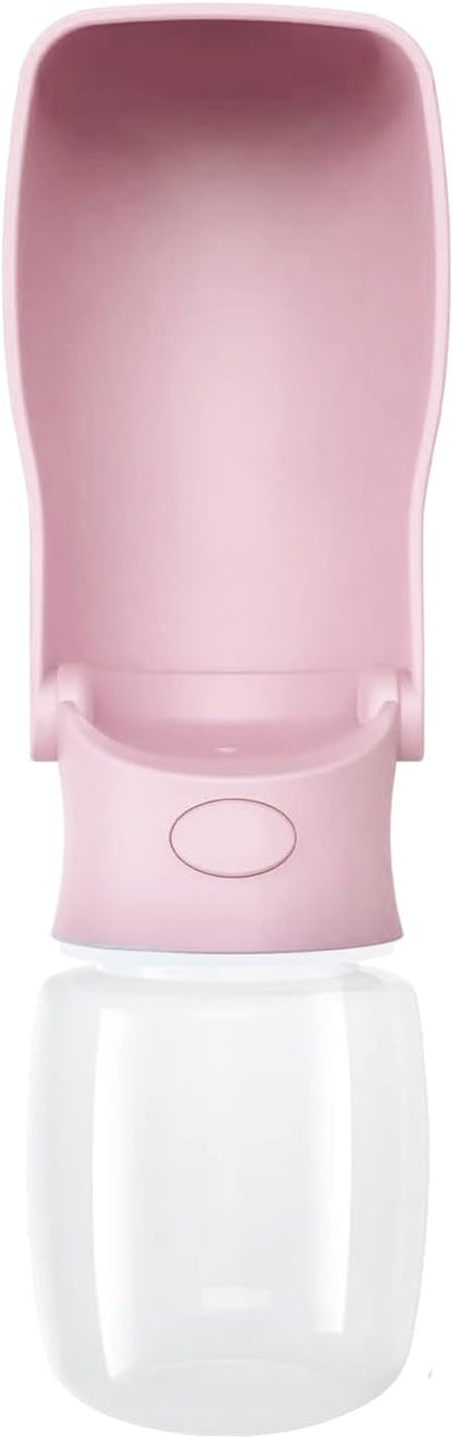 SOICTA Portable Dog Small Animals Water Bottle for Walking 19 OZ or 12 OZ Pet Water Bottles for Puppy Medium Large Dogs Little Animals Water Dispenser Dog Small Animals Water Bowl