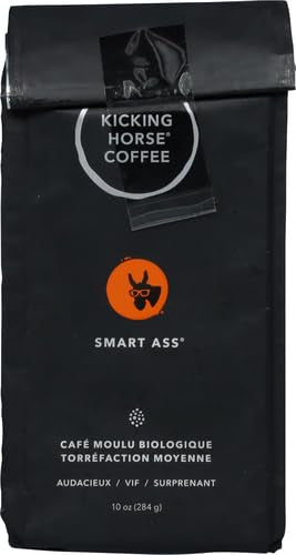 Kicking Horse Kaffee, Three Sisters, e, Mittlere Röstung, Gemahlen, 283 g – Zertifizierter Bio-Kaffee, Fairtrade, Koscher