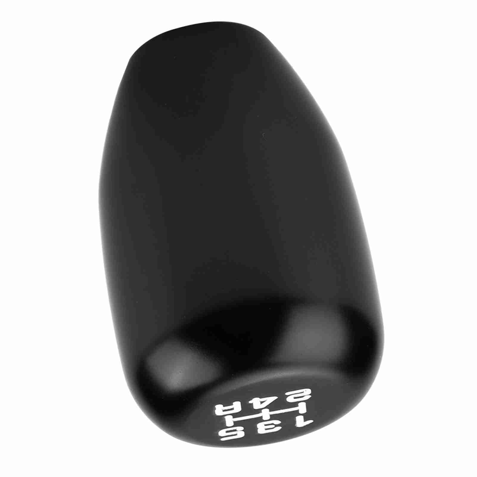 Acouto Shift Knob 5 Speed Car 5 Speed Manual Gear Shift Knob Shifter Lever Stick Metal with 3 Adapters 8mm 10mm 12mm(Black)