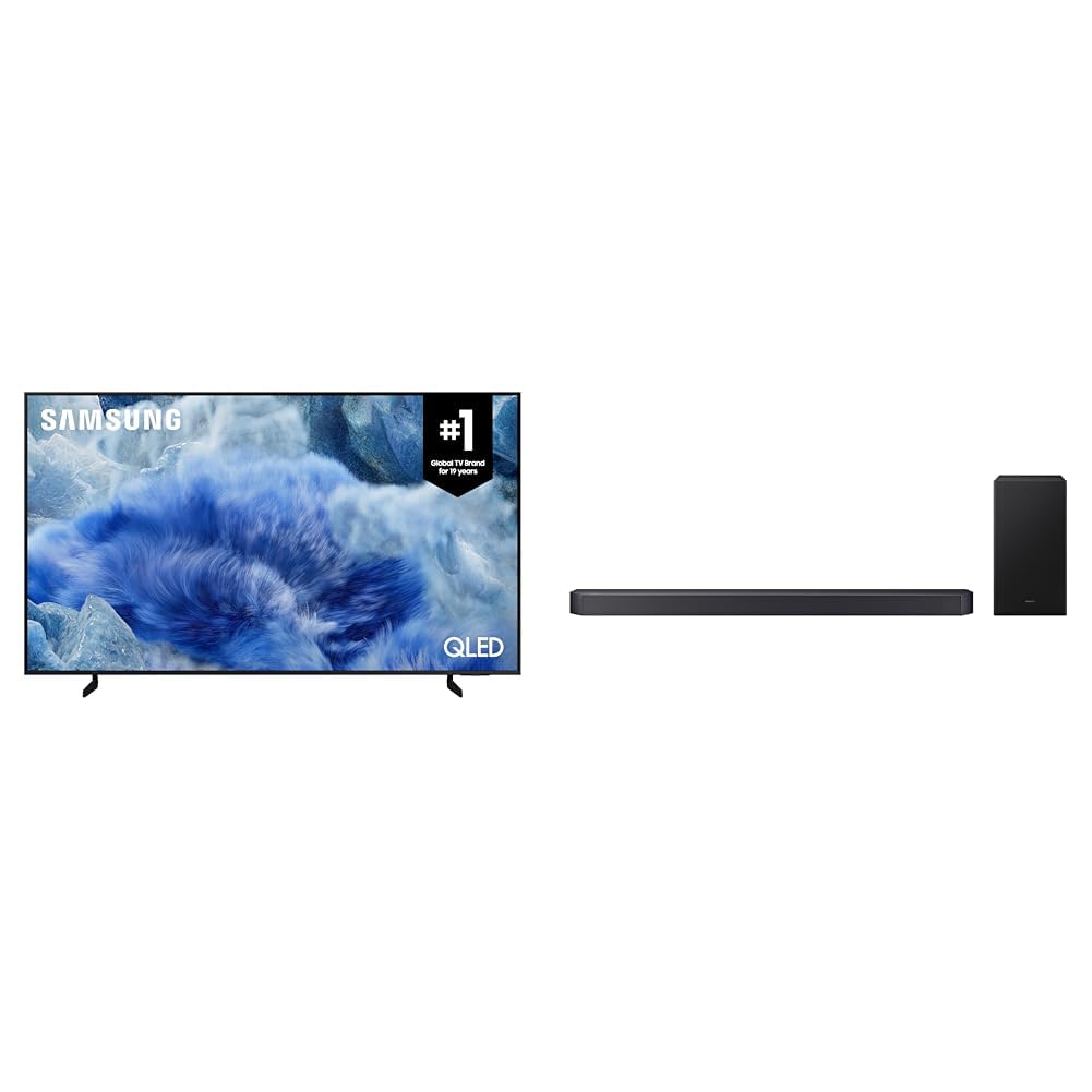 SAMSUNG 55-Zoll QLED Q7F 4K Smart TV, AI Gen 1 Prozessor, Quantum HDR, Contrast Booster Pro, Gaming Hub, Q-Symphony - [QN55Q7FAAFXZC] [Kanada] (2025)