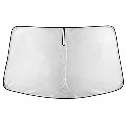 EcoNour Car Windshield Sunshade | Blocks 99% Heat & Keeps Interior Cool | Universal Fits Cars, SUVs, Trucks | Automotive Sun Screen, Visor & Car Accessories for Summer | Medium (64x32 Inches)