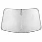 EcoNour Car Windshield Sunshade | Blocks 99% Heat & Keeps Interior Cool | Universal Fits Cars, SUVs, Trucks | Automotive Sun Screen, Visor & Car Accessories for Summer | Medium (64x32 Inches)