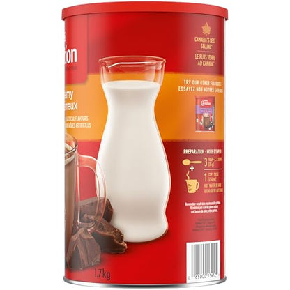 CARNATION Nestle Reichhaltige und Cremige Trinkschokolade, 1,7kg/3.7lbs, Dose, Importiert aus Kanada)
