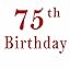 75th Birthday-2026