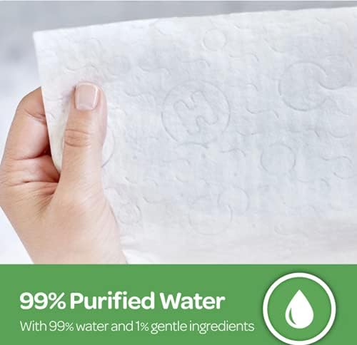 Huggies Natural Care Sensitive Baby-Feuchttücher, parfümfrei, hypoallergen, 99 % gereinigtes Wasser, 15 Flip-Top-Packungen (insgesamt 960 Tücher)