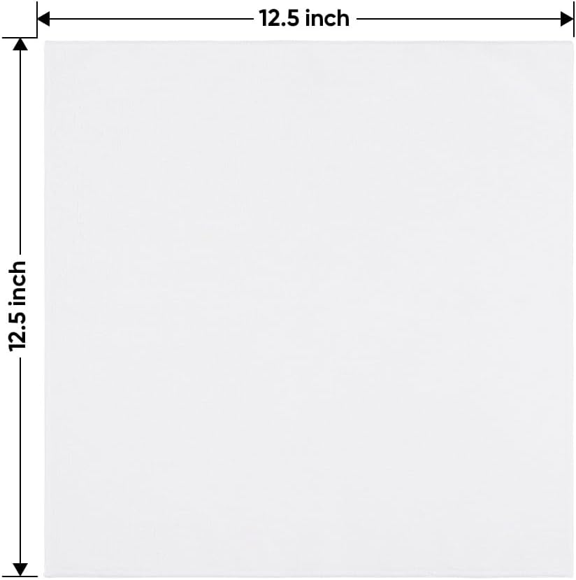 HOMEXCEL Mikrofasertuch 12er-Pack, 31,75 x 31,75 cm Mikrofasertücher für Autos, ultra-saugfähiges Autowaschtuch, fusselfreie, streifenfreie Reinigungstücher für Auto, Küche und Fenster (Grau)