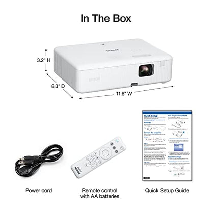 Epson EpiqVision Flex CO-W01 Portable Projector 3-Chip 3LCD Technology