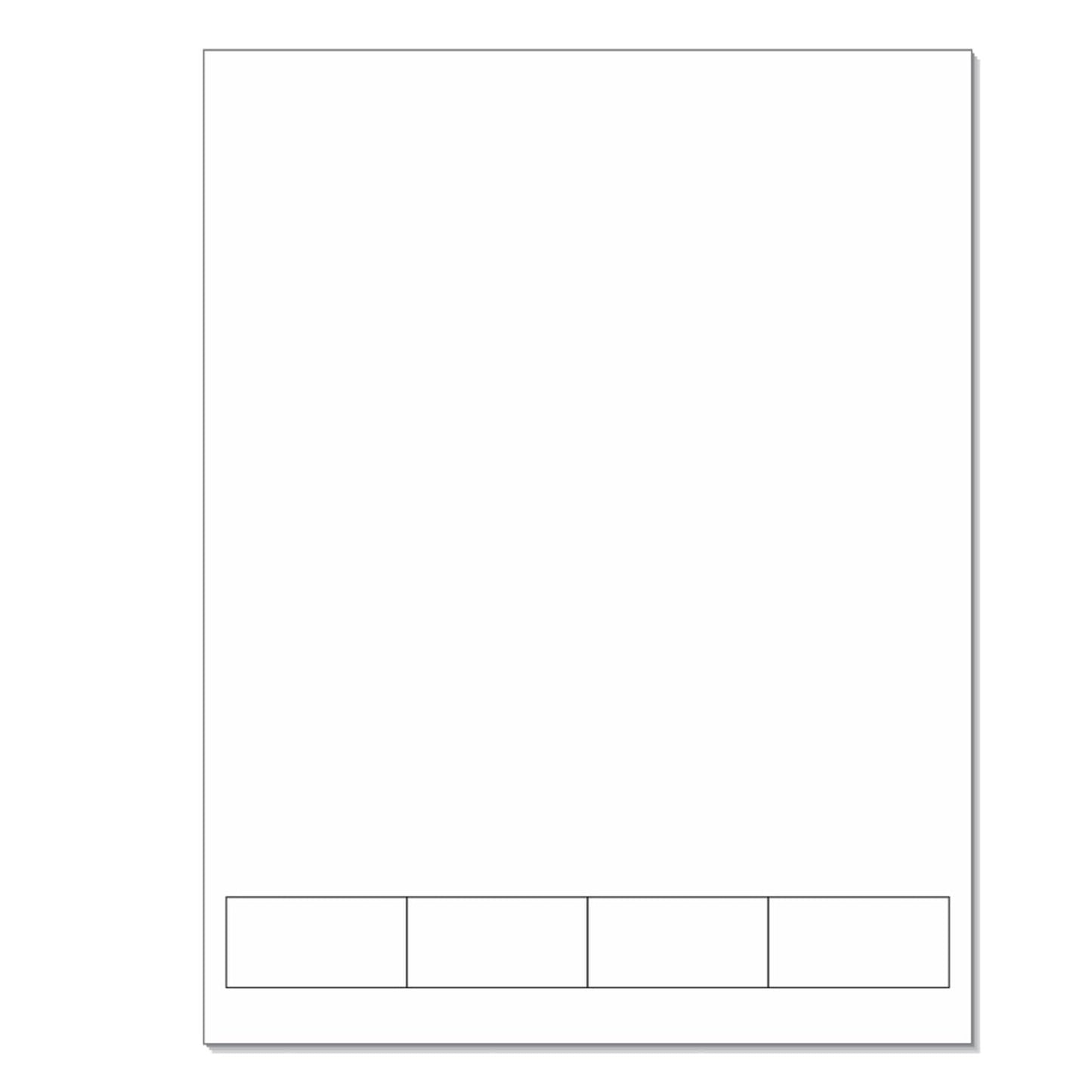 NextDayLabels - Integrated Laser Form with Label Combination (2x1 | 4 Labels | 500 Pack)