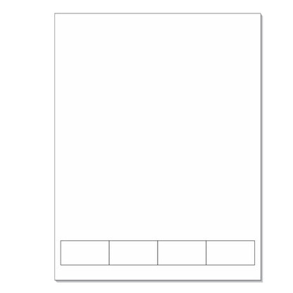 NextDayLabels - Integrated Laser Form with Label Combination (2x1 | 4 Labels | 500 Pack)