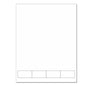 NextDayLabels - Integrated Laser Form with Label Combination (2x1 | 4 Labels | 500 Pack)