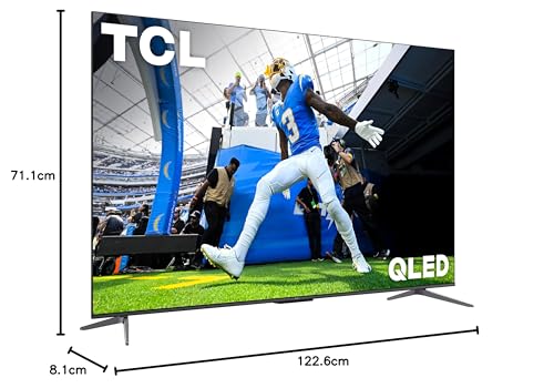 TCL 43-Inch Q6 QLED 4K UHD Smart TV with Fire TV (43Q651F, 2025 Model) Dolby Vision, HDR PRO+, Dolby Atmos, Alexa Built-in with Voice Remote, Apple AirPlay 2 Compatibility, Streaming Television