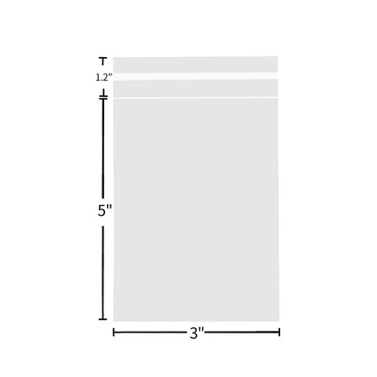 Selbstklebende Zellophanbeutel, 5x7 Zoll Keksbeutel, durchsichtige, wiederverschließbare Zellophanbeutel selbstklebend zum Verpacken von Geschenken, Produkten, 100 Stück