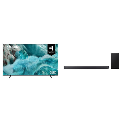 SAMSUNG 55-Zoll QLED Q7F 4K Smart TV, AI Gen 1 Prozessor, Quantum HDR, Contrast Booster Pro, Gaming Hub, Q-Symphony - [QN55Q7FAAFXZC] [Kanada] (2025)