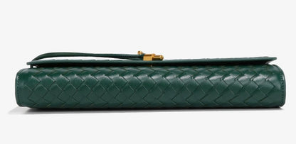 Upbull Modische gewebte Abendclutch Handtaschen Damen Unterarm-Schultertasche Niedliche Umhängetaschen Crossbody-Geldbörse PU-Leder-Portemonnaie