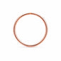 LUCKYJEWUS Small Thin Gold or Sterling Silver Nose Ring Hoop for Women, Tiny Nose Piercing jewelry