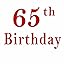 65th Birthday-2026