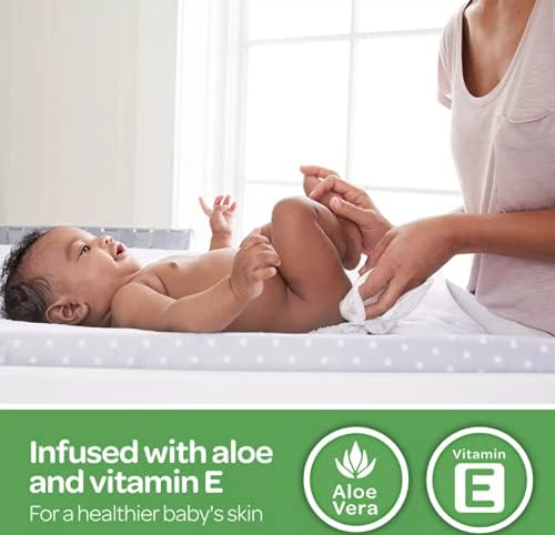 Huggies Natural Care Sensitive Baby-Feuchttücher, parfümfrei, hypoallergen, 99 % gereinigtes Wasser, 15 Flip-Top-Packungen (insgesamt 960 Tücher)