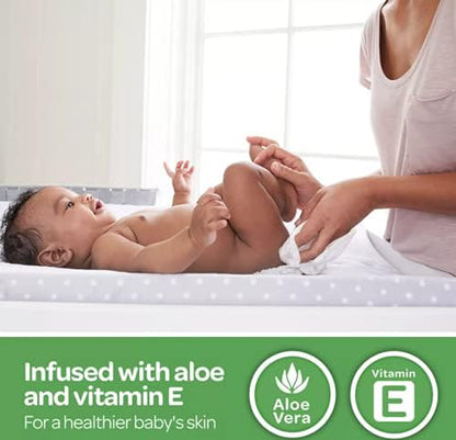 Huggies Natural Care Sensitive Baby-Feuchttücher, parfümfrei, hypoallergen, 99 % gereinigtes Wasser, 15 Flip-Top-Packungen (insgesamt 960 Tücher)