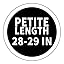 Bootcut-petite Length Solid Black
