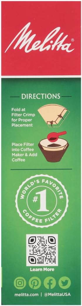 Melitta 625000 Bambus Super Premium Kaffeefilter, Grün