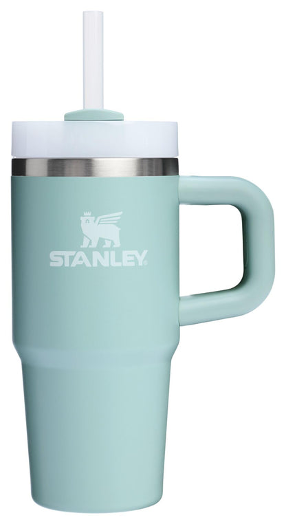 Stanley Quencher H2.0 Tumbler with Handle and Straw 40 oz | Flowstate 3-Position Lid | Cup Holder Compatible for Travel | Insulated Stainless Steel Cup | BPA-Free | Almond Rose