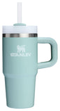 Stanley Quencher H2.0 Tumbler with Handle and Straw 40 oz | Flowstate 3-Position Lid | Cup Holder Compatible for Travel | Insulated Stainless Steel Cup | BPA-Free | Almond Rose