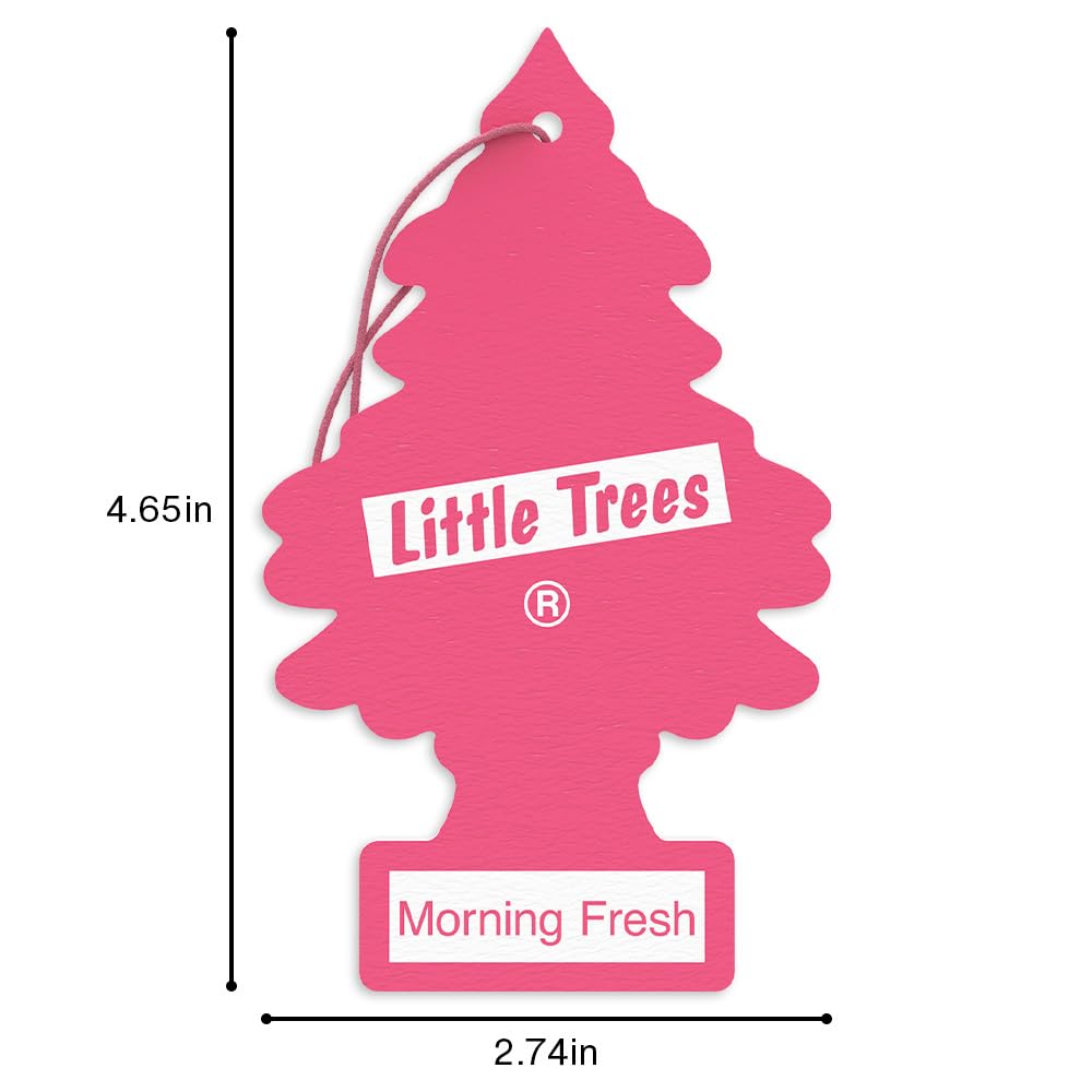 LITTLE TREES Car Air Freshener | Hanging Tree Provides Long Lasting Scent for Auto and Home | Black Ice, 24 Air Fresheners