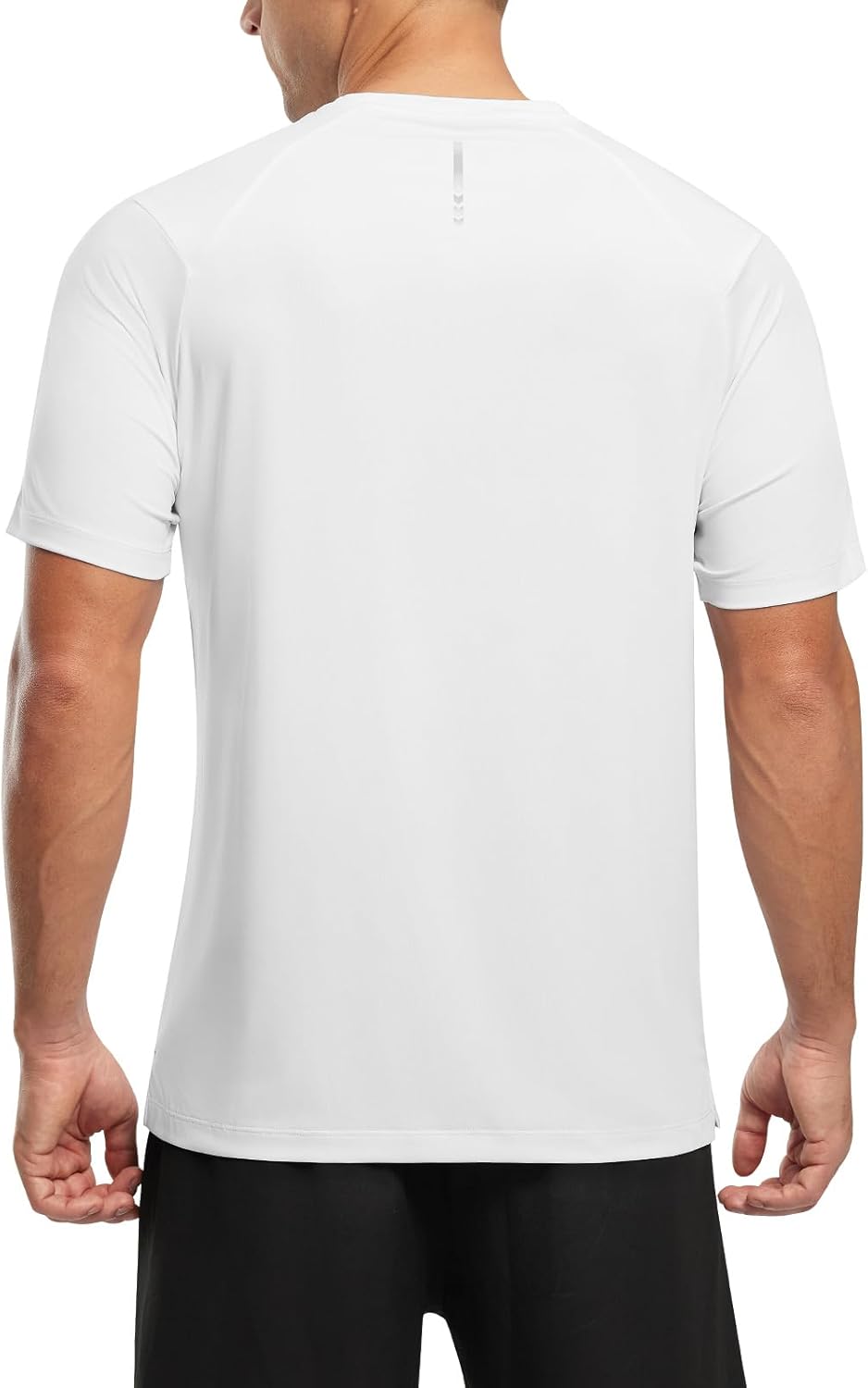 Rdruko Herren Kurzarm Trainingsshirts – Trockene Passform – Feuchtigkeitstransportierend – Für Laufen, Fitnessstudio, aktiven Sport