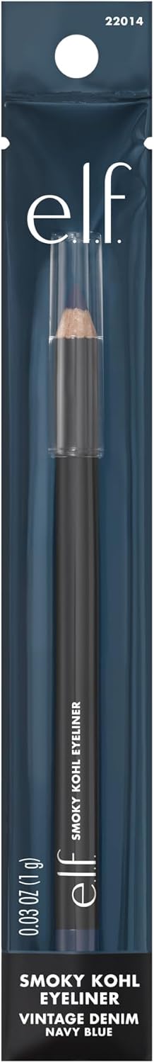 e.l.f. Smoky Kohl Eyeliner, Augenstift für langanhaltende, ausdrucksstarke, hochpigmentierte Make-up-Looks, vegan & tierversuchsfrei, Black Velvet
