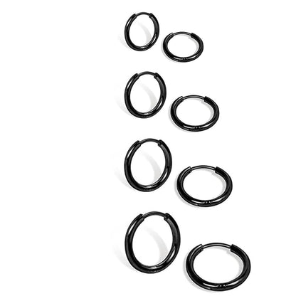 1 Pair 6mm Small Hoop Earrings for Women, Dainty 14K Gold Plated Huggie Hoop Earrings Hypoallergenic Lightweight Cartilage Earrings Set for Multiple Piercings for Sensitive (Gold/1.6mm)