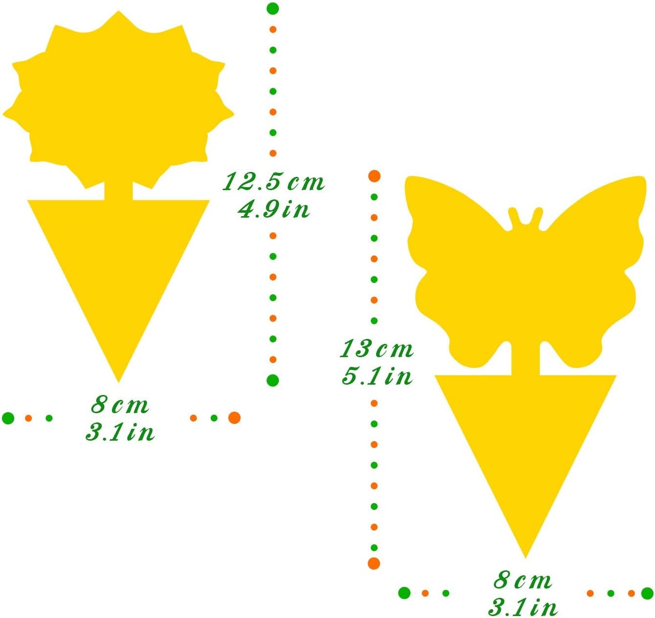 Fruit Fly Traps That Actually Work: 36 Pack Yellow Sticky Bug Traps