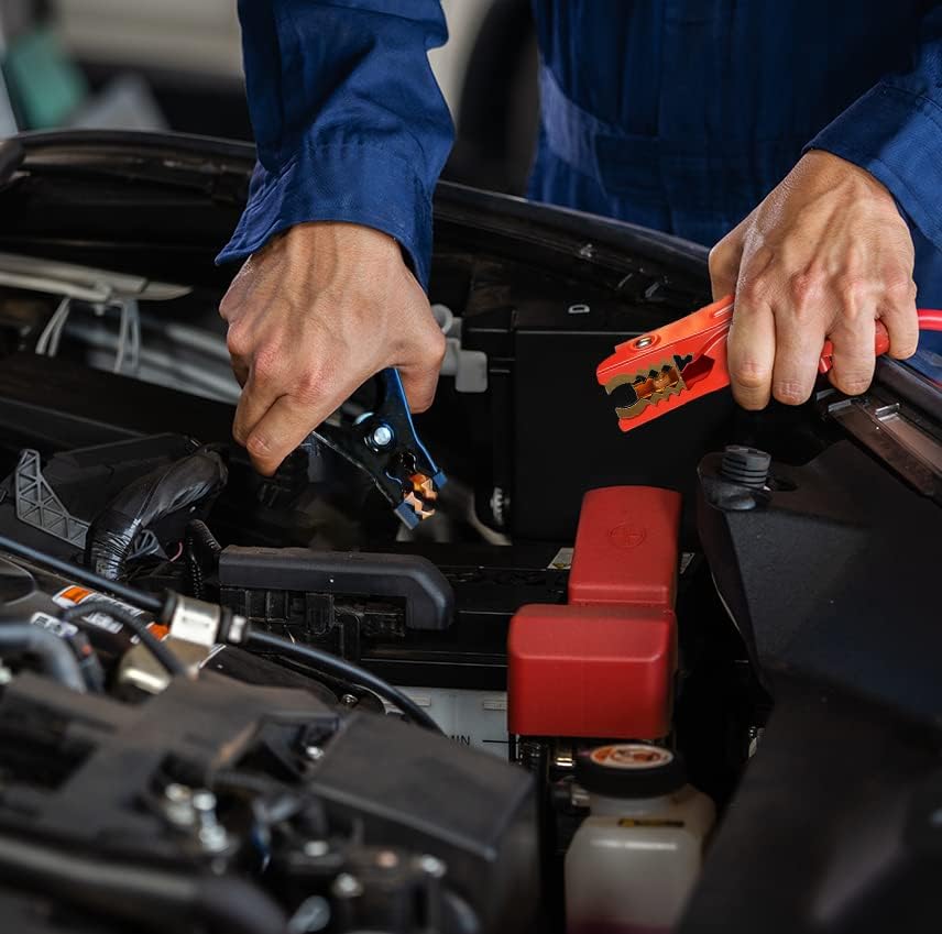 Energizer Überbrückungskabel für Autobatterien, Hochleistungs-Starthilfekabel für leere oder schwache Batterien, inklusive Tragetasche (4,88 m (6 Gauge))