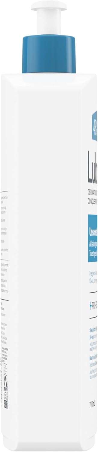 Lubriderm Ungeduftete Lotion, Sheabutter und Glycerin, Trockene Haut, Hand-, Gesichtsfeuchtigkeitspflege, Ohne Duftstoffe, 710ml