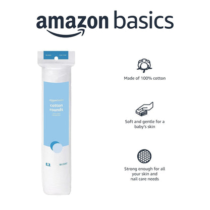 Soft, Gentle, and Effective: Amazon Basics Hypoallergenic Cotton Rounds