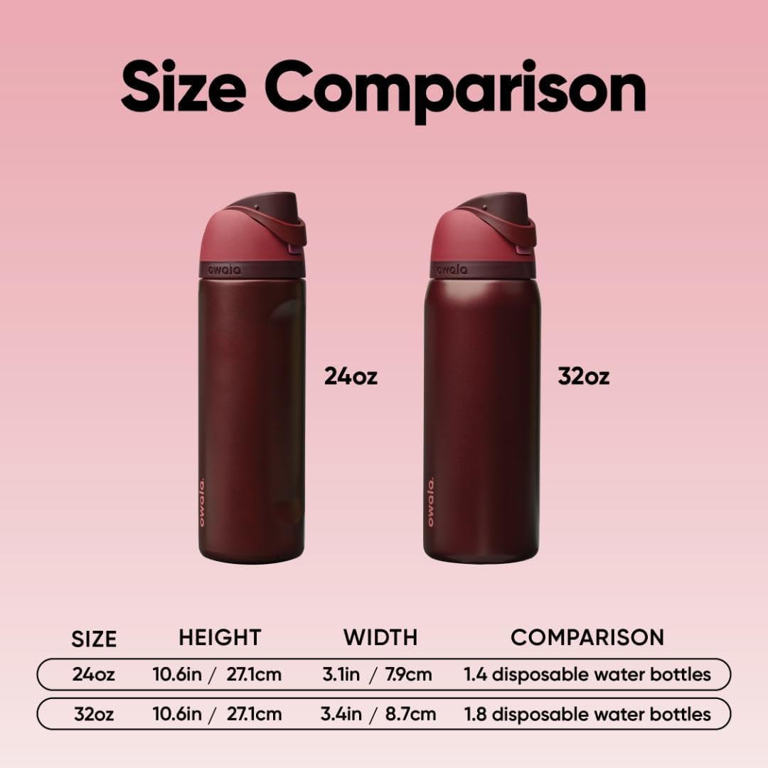 Owala FreeSip Insulated Stainless Steel Water Bottle Review