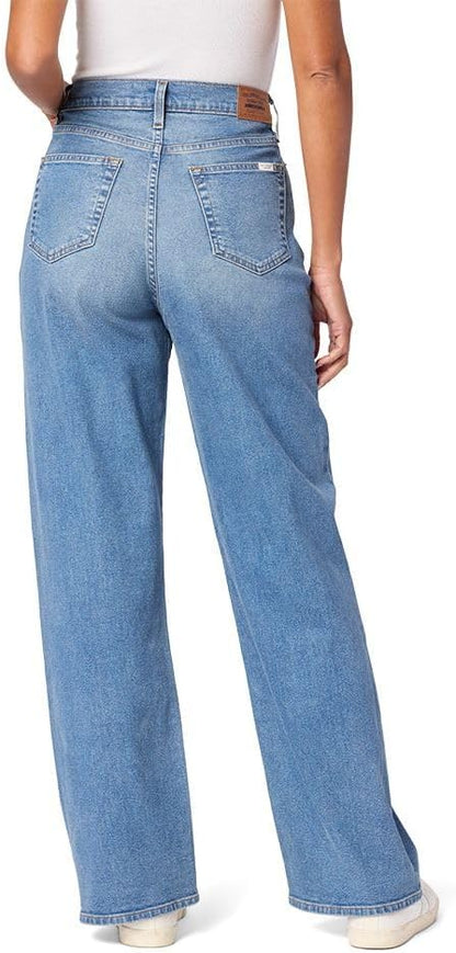 Levi Strauss Signature Womens Heritage High-Rise Loose Straight Jeans