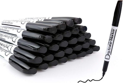 Dry Erase Markers Low Odor Fine Whiteboard Markers Thin Box of 12，10 Colors