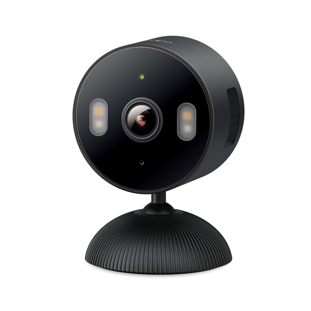 Tapo 1080P Indoor Wired Security Camera - Works as a Baby Monitor & Pet Camera, Motion Detection, 2-Way Audio, Siren, Night Vision, Subscription-Free Local Storage or Optional Cloud, C101