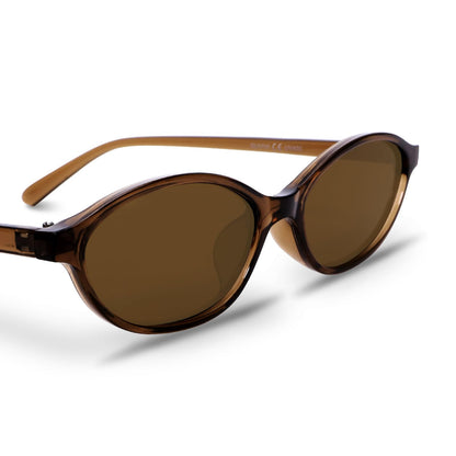 GUVIVI Retro Ovale Sonnenbrille für Damen Chic Cat Eye 90er Jahre Sonnenbrille Leichte Schmale Sonnenbrille Trendiger UV-Schutz Sonnenbrille
